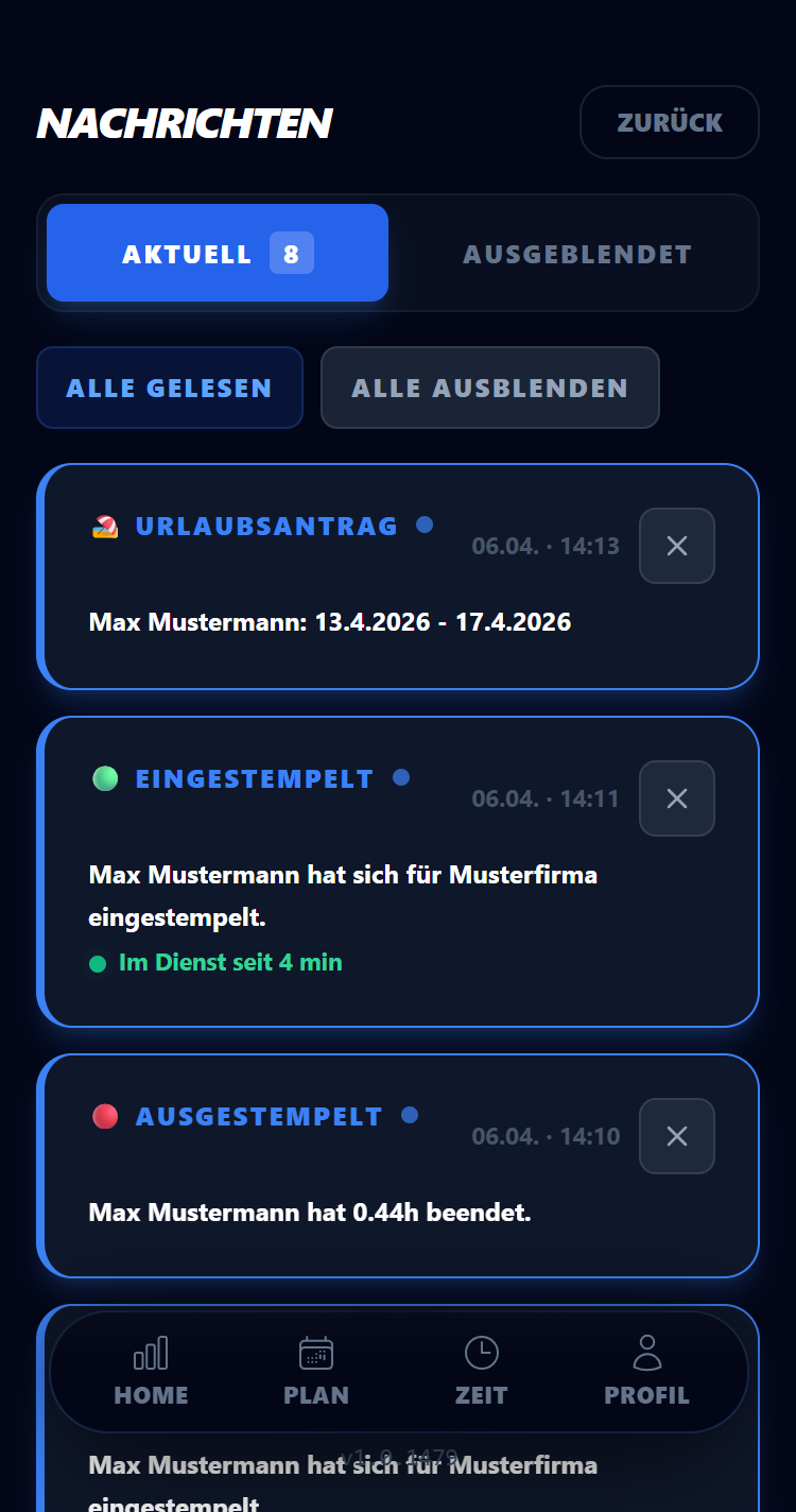 Admin-Nachrichten